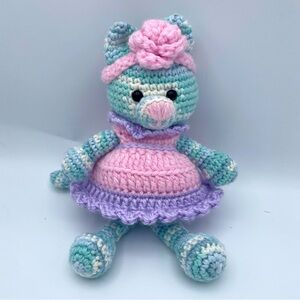 Adorable Hand Stitched Crocheted Kitten
